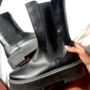 ASOS platform Chelsea boots